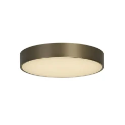 Palma LED-loftlampe, bronzefarvet, Ø 25 cm, stål/akryl