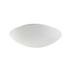 Pandora loftlampe, Ø 46 cm, glas, hvid