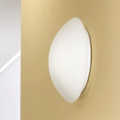 Pandora loftslampe, Ø 36 cm, glas, hvid