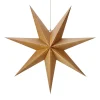 Papirstjerne Kiara, brun, E14, højde 75 cm