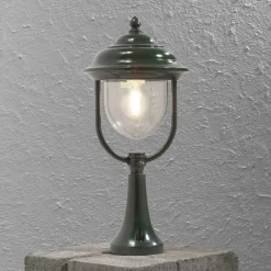 Parma sokkellampe, grøn