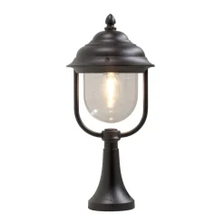 Parma sokkellampe, sort