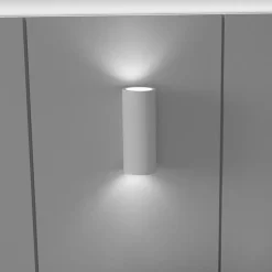 Parma væglampe i gips, 8x20 cm