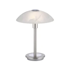 Paul Neuhaus Enova bordlampe, stålfarvet