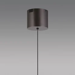 Paul Neuhaus Hængelampe Q-Kon sølvfarvet Ø 21 cm