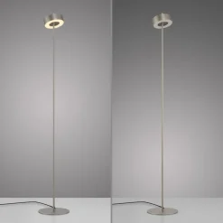 Paul Neuhaus LED-gulvlampe Q-Rotate aluminium 140 cm