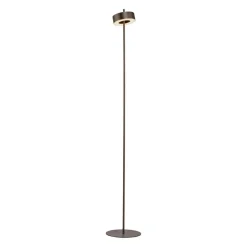 Paul Neuhaus LED-gulvlampe Q-Rotate mørkebrun 140 cm