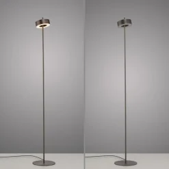 Paul Neuhaus LED-gulvlampe Q-Rotate mørkebrun 140 cm