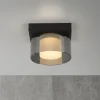 Paul Neuhaus LED-loftlampe Rika, Ø 15 cm, glas, dæmpbar