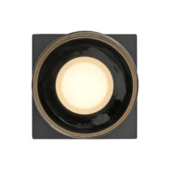 Paul Neuhaus LED-loftlampe Rika, Ø 15 cm, glas, dæmpbar