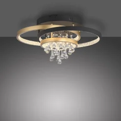 Paul Neuhaus LED-loftlampe Rotazo, glas, CCT, dæmpbar