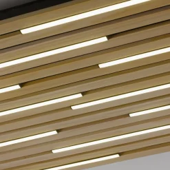 Paul Neuhaus Loftlampe Q-Acoustic træ 62 x 62 cm