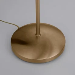 Paul Neuhaus Pino gulvlampe, antik messing, 163 cm, dæmpbar