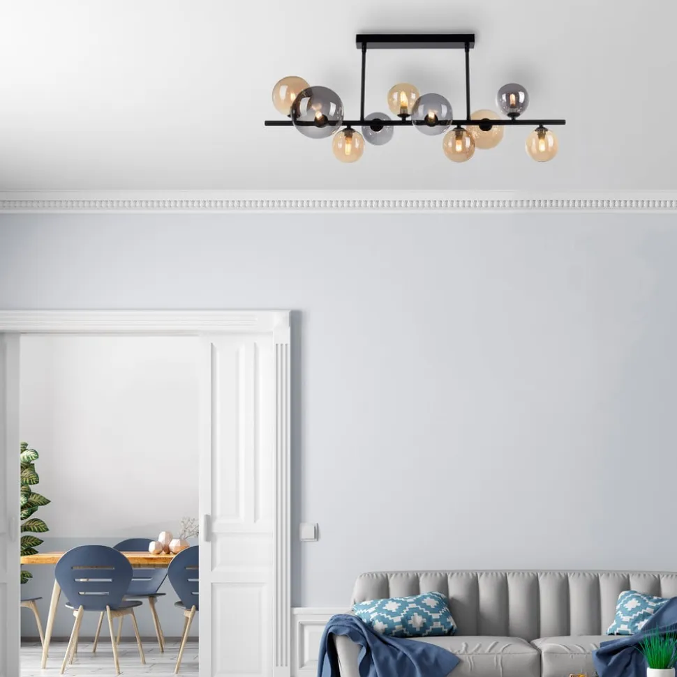 Paul Neuhaus Popsicle loftlampe, glas, 85 cm lang, G9