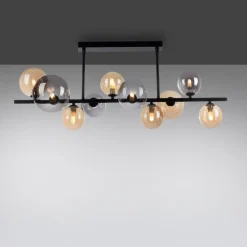 Paul Neuhaus Popsicle loftlampe, glas, 85 cm lang, G9