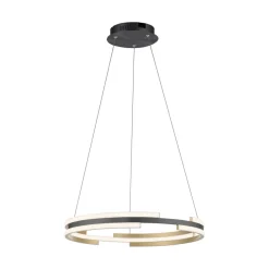 Paul Neuhaus Q-Beluga LED-hængelampe, messing