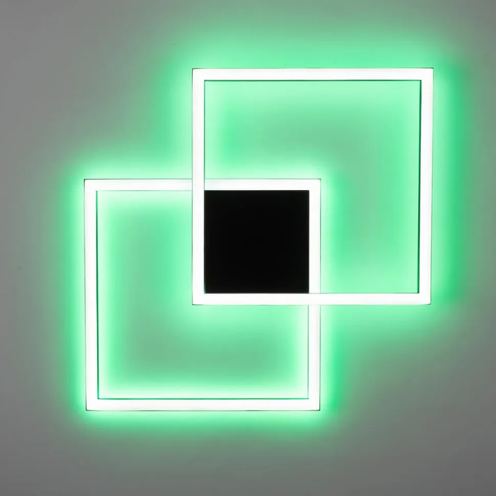 Paul Neuhaus Q-MARKO LED-loftlampe, 2 lk, kantet