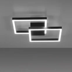 Paul Neuhaus Q-MARKO LED-loftlampe, 2 lk, kantet