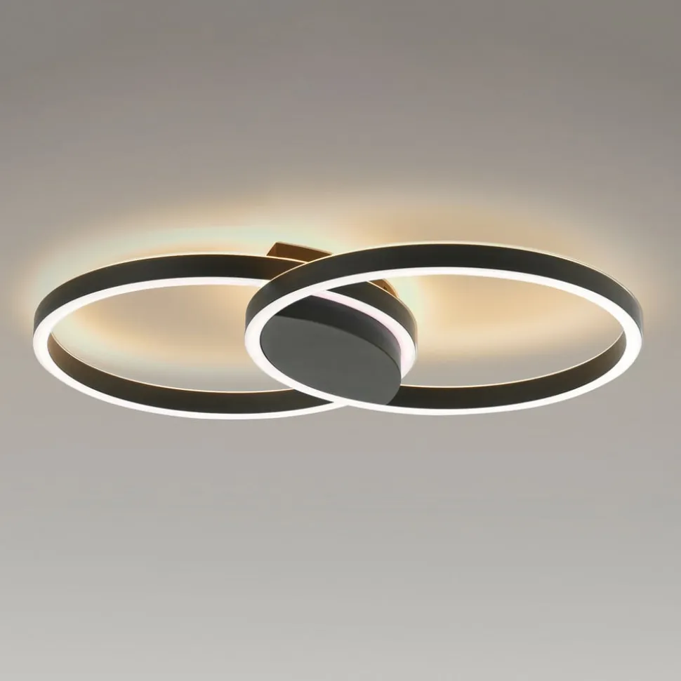 Paul Neuhaus Q-MARKO LED-loftlampe, 2 lk, rund