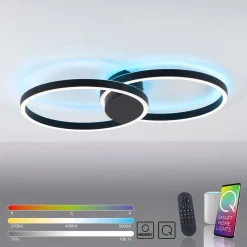 Paul Neuhaus Q-MARKO LED-loftlampe, 2 lk, rund