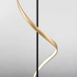 Paul Neuhaus Q-Swing gulvlampe antracit/messing