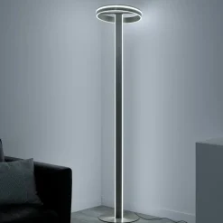 Paul Neuhaus Q-Vito LED-gulvlampe, lige med ring