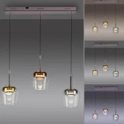 Paul Neuhaus Smart LED hængelampe Q-Kon flerfarvet 3 lyskilder