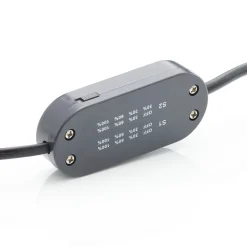 Paul Neuhaus Tyra bordlampe, glas, Ø 10 cm, dæmpbar, G9