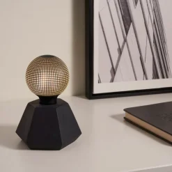 Pauleen Black Flare dekorationslampe, sort beton