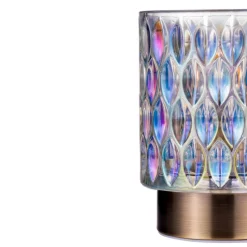 Pauleen Clear Glamour dekolampe i glas, batteri