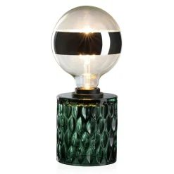 Pauleen Crystal Magic bordlampe af grønt glas