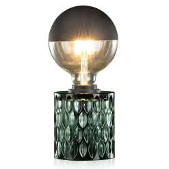 Pauleen Crystal Magic bordlampe af grønt glas