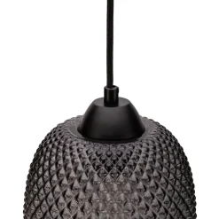 Pauleen Gleaming Glamour hængelampe af røgfarvet glas