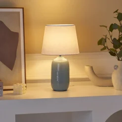 Pauleen Glowing Hug bordlampe, hvid/gråblå