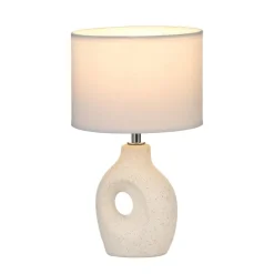 Pauleen Pure Crush bordlampe, hvid/beige