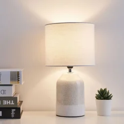 Pauleen Sandy Glow bordlampe, hvid/beige