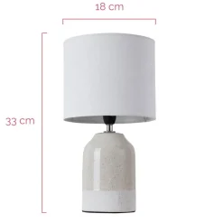 Pauleen Sandy Glow bordlampe, hvid/beige
