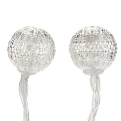 Pauleen Sunshine Glamour solcelle-lyskæde, sølv