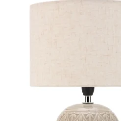 Pauleen Tender Pearl bordlampe med stofskærm