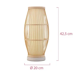 Pauleen Woody Passion bordlampe af bambus