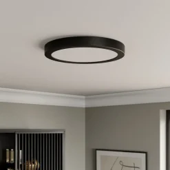 Paulmann Abia LED-panel Ø 30cm 2.700 K mat sort