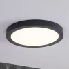 Paulmann Abia LED-panel Ø 30cm 2.700 K mørkegråt