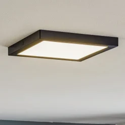 Paulmann Abia LED-panel 30x30 cm 2.700 K sort