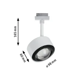 Paulmann Aldan URail LED-spot 2.700K hvid