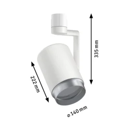 Paulmann Asthene URail Spot hvid mat