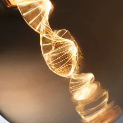 Paulmann LED-pære E27 3,5W Helix 1.800K G125 guld