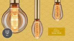 Paulmann LED-pære E27 3,5W Helix 1.800K G125 guld