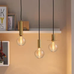 Paulmann LED-pære E27 3,5W Helix 1.800K G125 guld