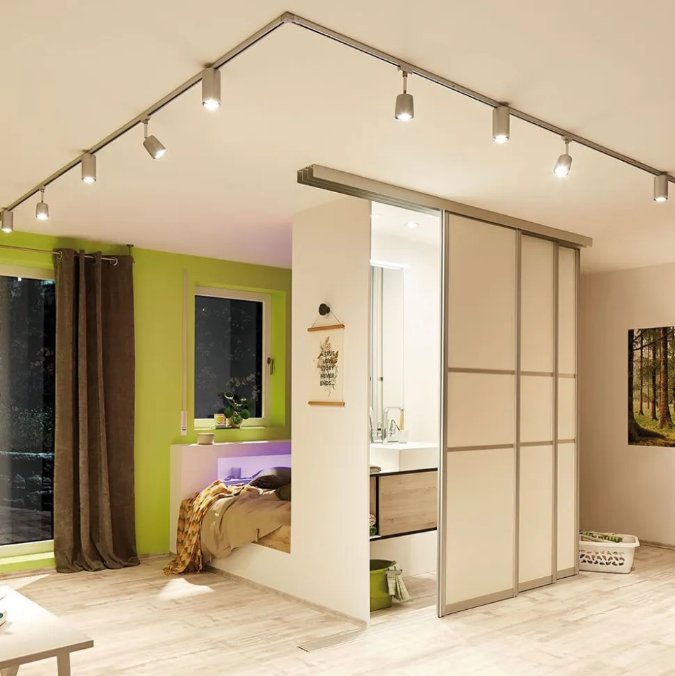 Paulmann LED-reflektor GU10 7W 4.000K dæmpbar krom