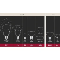 Paulmann LED-reflektor GU10 7W 4.000K dæmpbar krom